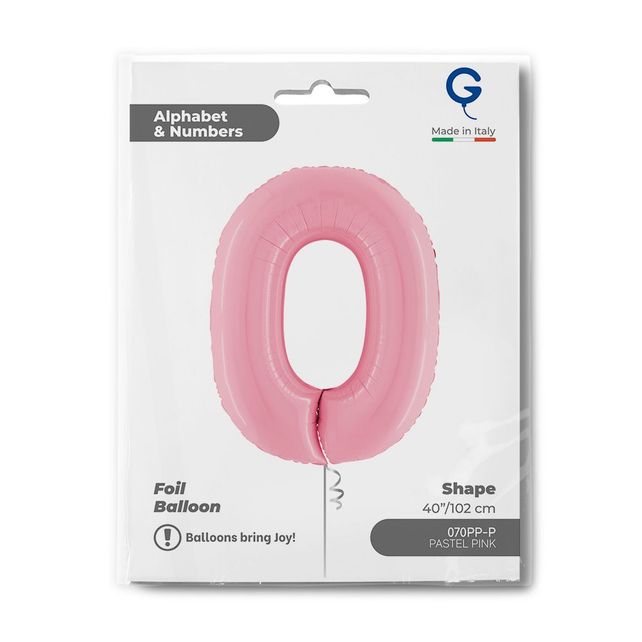 Grabo Number 0 Pastel Pink 40"/102cm
