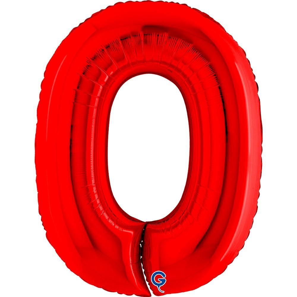Grabo Number Red 40"/102cm Number 0 image