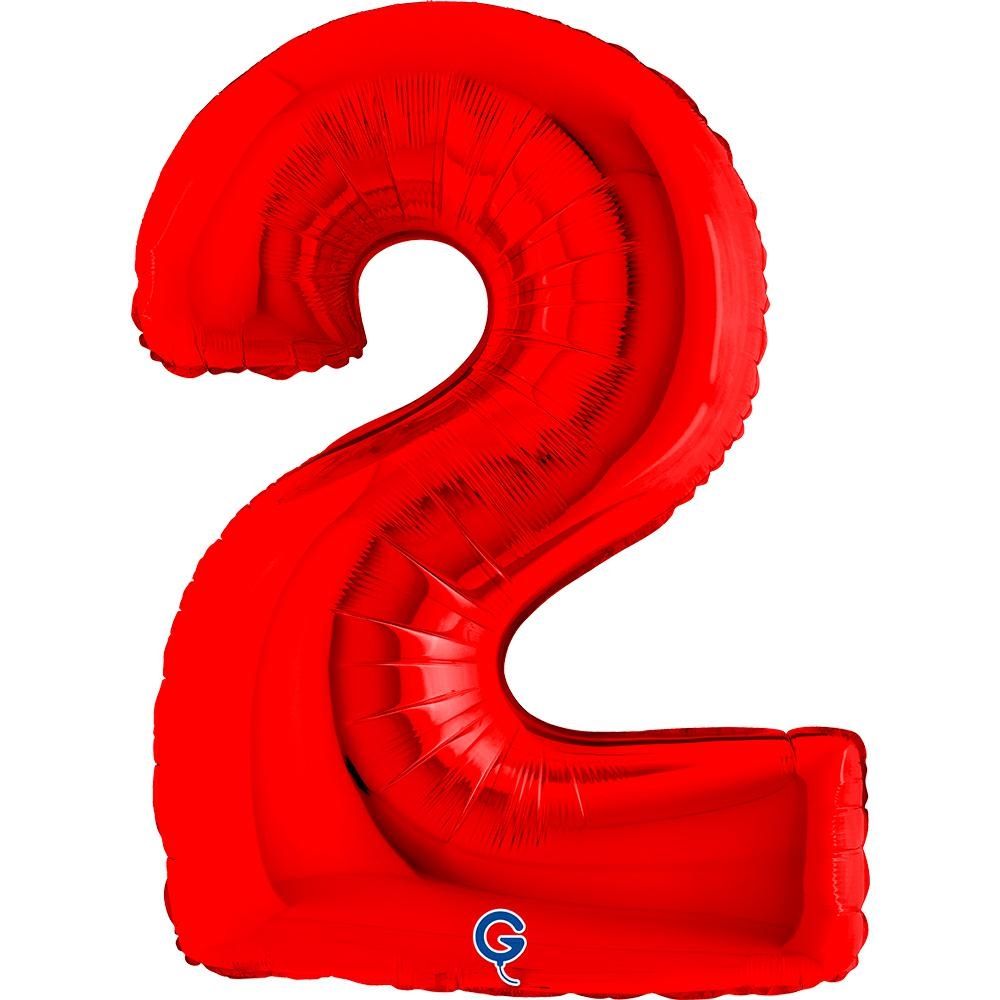 Grabo Number Red 40"/102cm Number 2 image