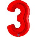 Grabo Number Red 40"/102cm Numurs 3