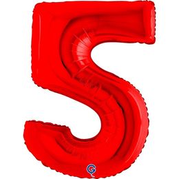 Grabo Number Red 40"/102cm Number 5 image