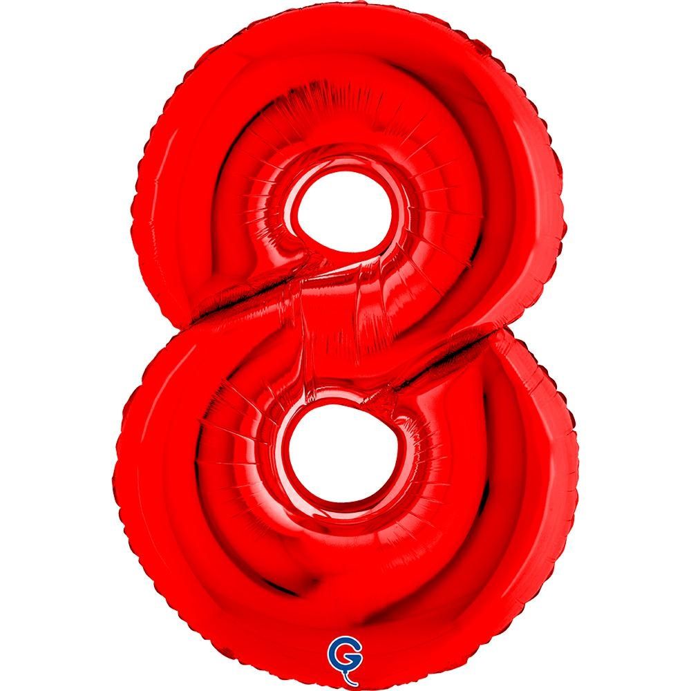 Grabo Number Red 40"/102cm Number 8 image