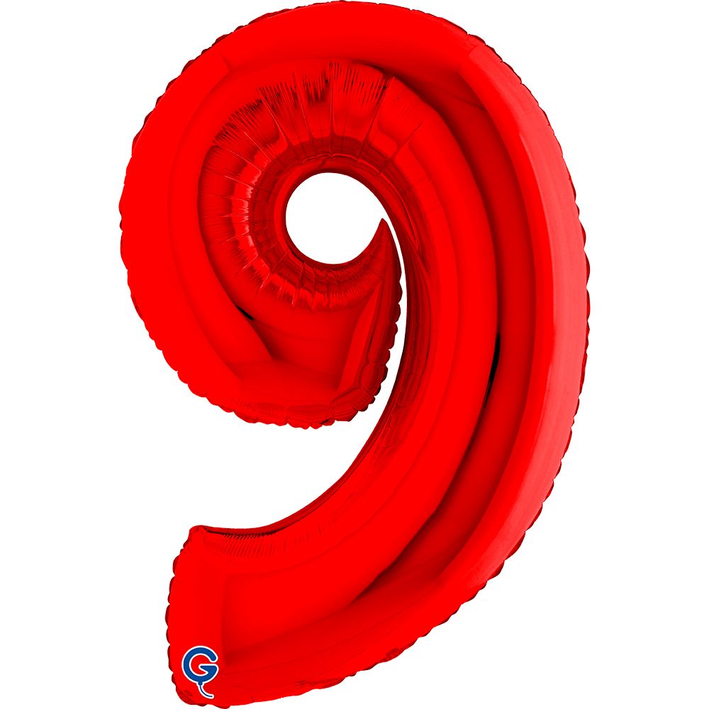 Grabo Number Red 40"/102cm Number 9 image