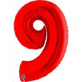 Grabo Number Red 40"/102cm Numurs 9