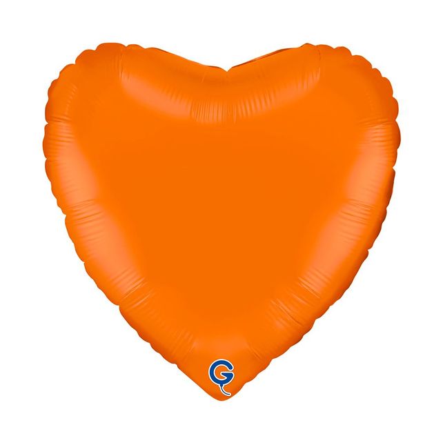 Grabo Heart Matte Orange 18"/46cm