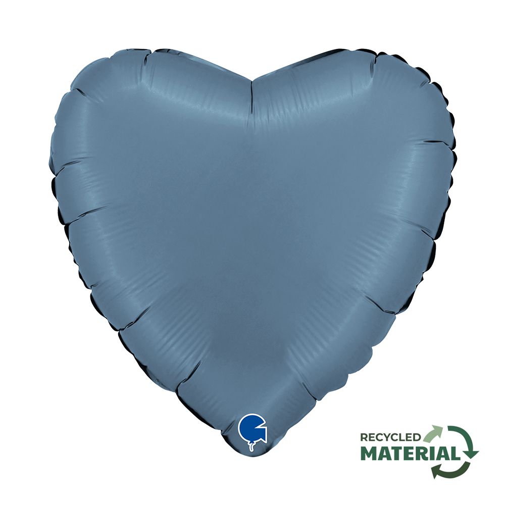 Grabo Heart Satin Blue Jeans 18"/46cm image