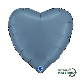 Grabo Heart Satin Blue Jeans 18"/46cm image
