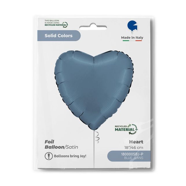 Grabo Heart Satin Blue Jeans 18"/46см