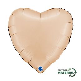 Grabo Heart Satin Nude 18"/46cm image