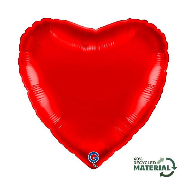 Grabo Heart Red 18"/46cm W/O Package
