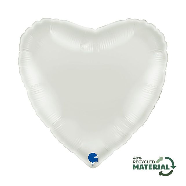 Grabo Heart White 18"/46cm