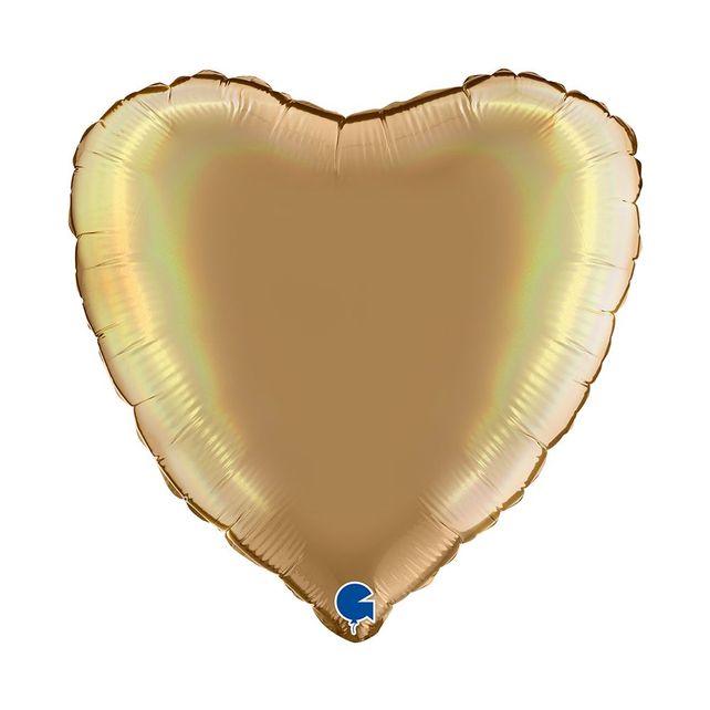 Grabo Sirds Rainbow Holographic Platinum Champagne 18"/46cm