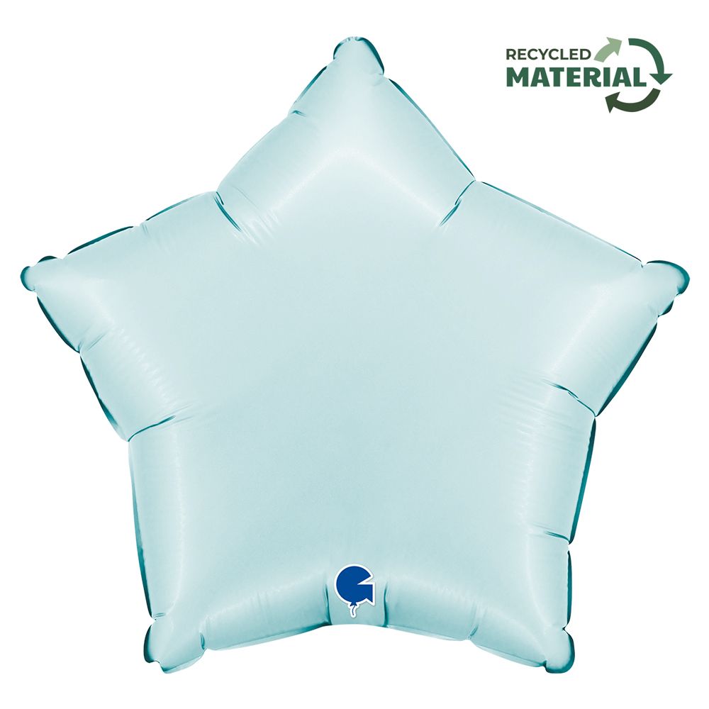Grabo Star Satin Pastel Blue 18"/46cm image