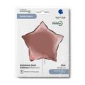 Grabo Звезда Радужный Голографик Платиновый Rose 18"/46см thumb
