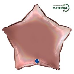 Grabo Star Rainbow Holographic Platinum Rose 18"/46cm image