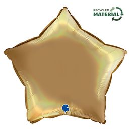 Grabo Star Rainbow Holographic Platinum Champagne 18"/46cm image