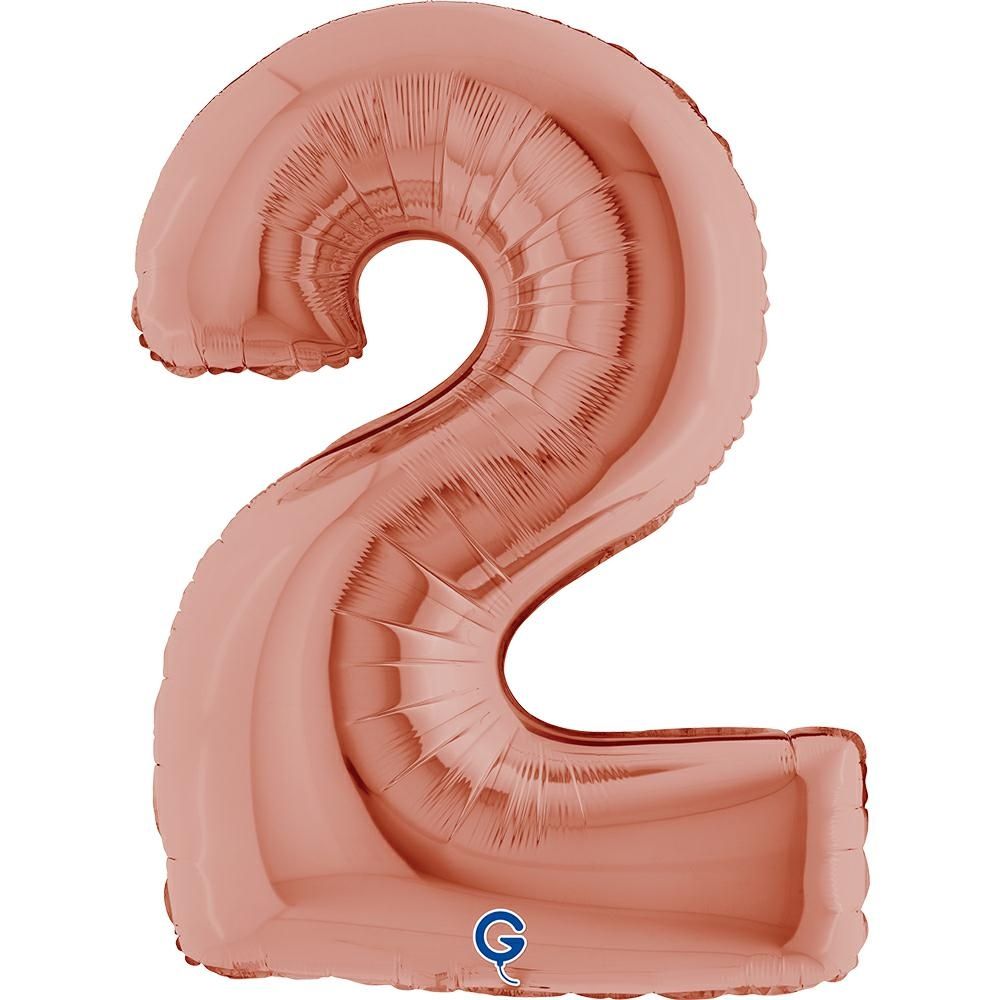 Grabo Number Rose Gold 40"/102cm Number 2 image