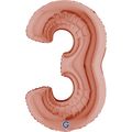 Grabo Number Rose Gold 40"/102cm Cipars 3