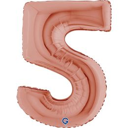 Grabo Number Rose Gold 40"/102cm Number 5 image