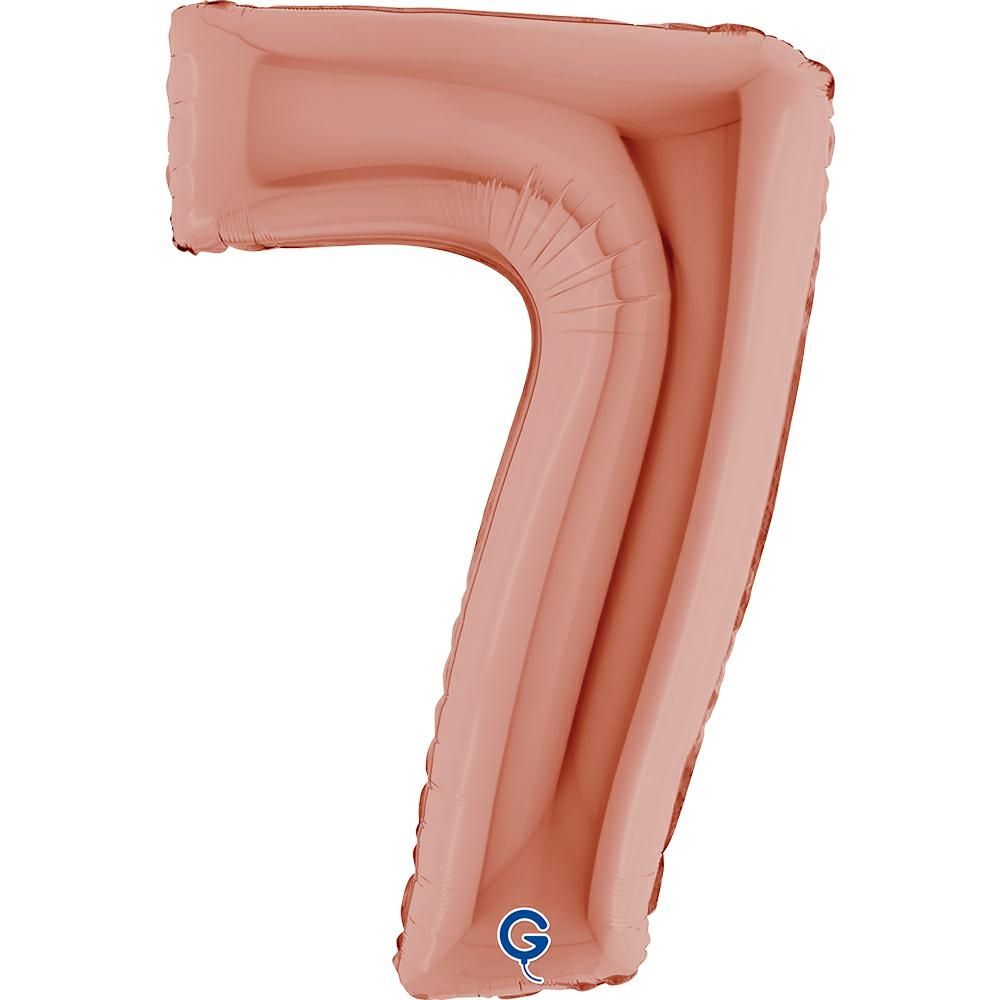 Grabo Number Rose Gold 40"/102cm Number 7 image