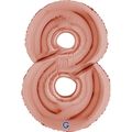 Grabo Number Rose Gold 40"/102cm Cipars 8