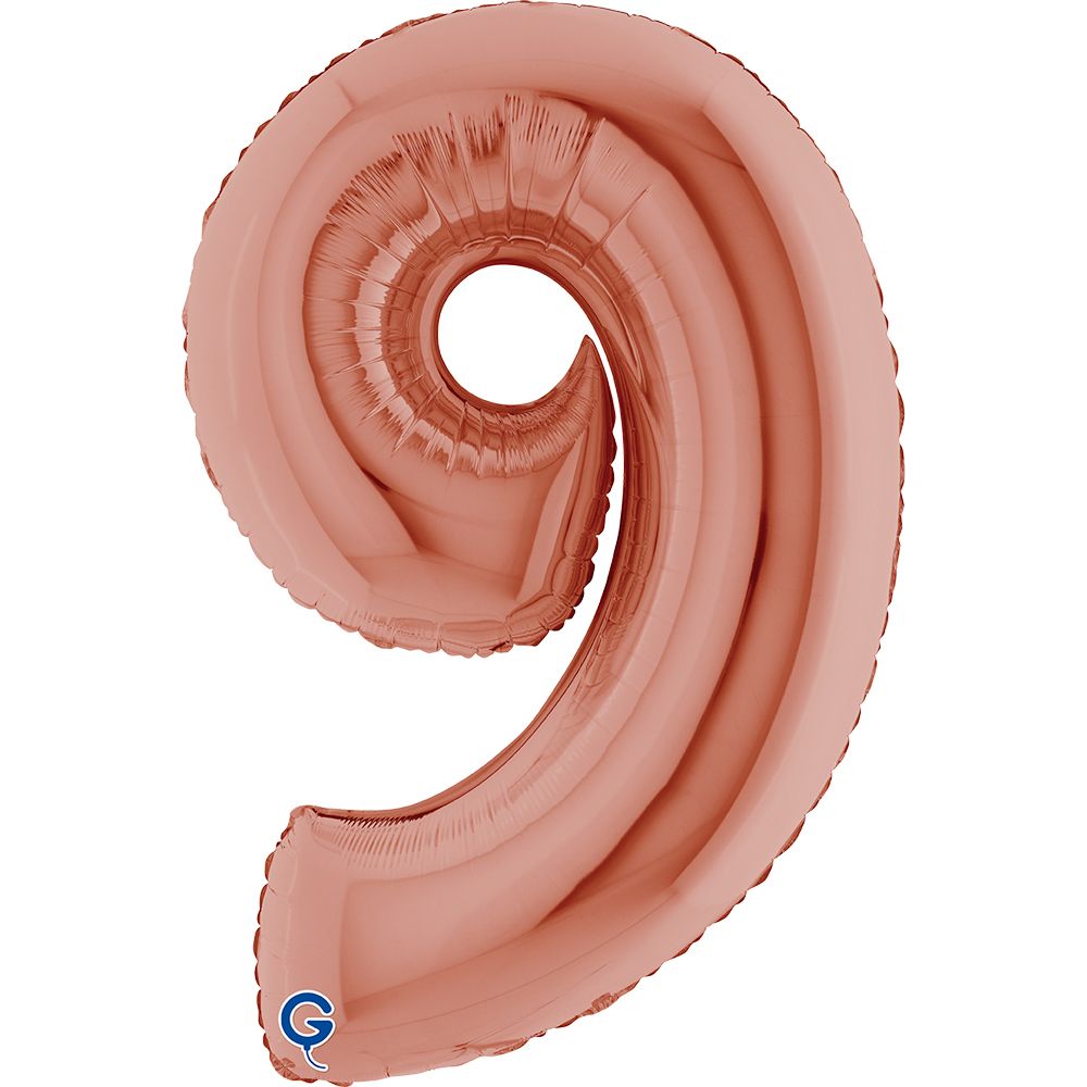 Grabo Number Rose Gold 40"/102cm Number 9 image