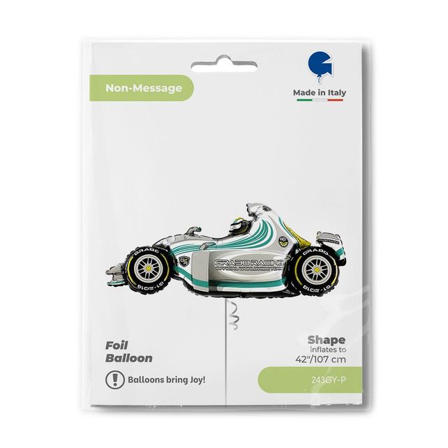 Grabo Speedy Car Grey 42"/107cm