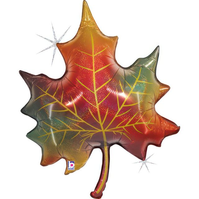 Grabo Glitter Fall Leaf 35"/89cm