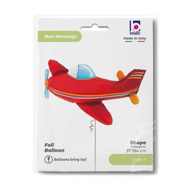 Grabo Red Airplane 37"/94cm