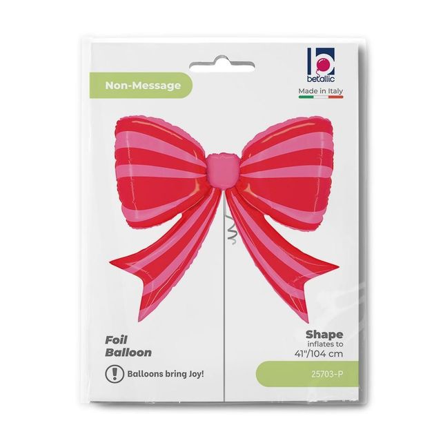 Grabo 41"/104cm  Bow Striped Red