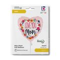 Grabo Heart 18"/46 Satin Love You Mom Blossoms thumb