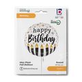 Grabo Round Satin Metallic Birthday Candle 18"/46cm thumb