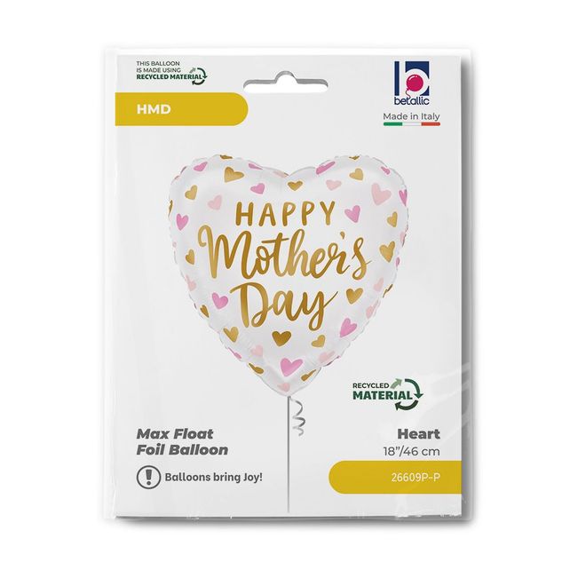 Grabo Satin Mother's Day Heart 18"/46cm