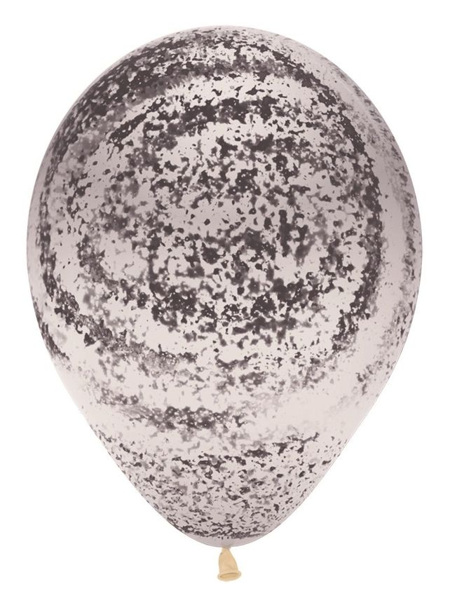 Sempertex Graffiti Black - Crystal Clear (390) 12"/30см, 25шт