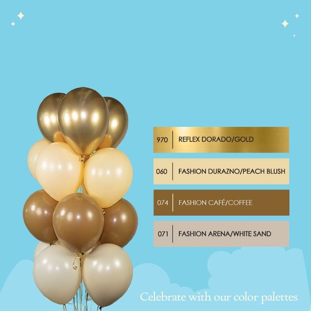 Sempertex Reflex Gold (970) 12"/30cm, 50pcs