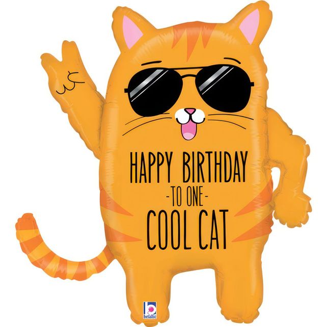 Grabo Cool Cat Birthday 33"/84cm