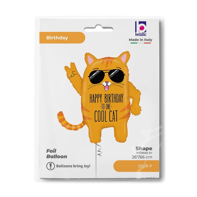Grabo Cool Cat Birthday 33"/84cm
