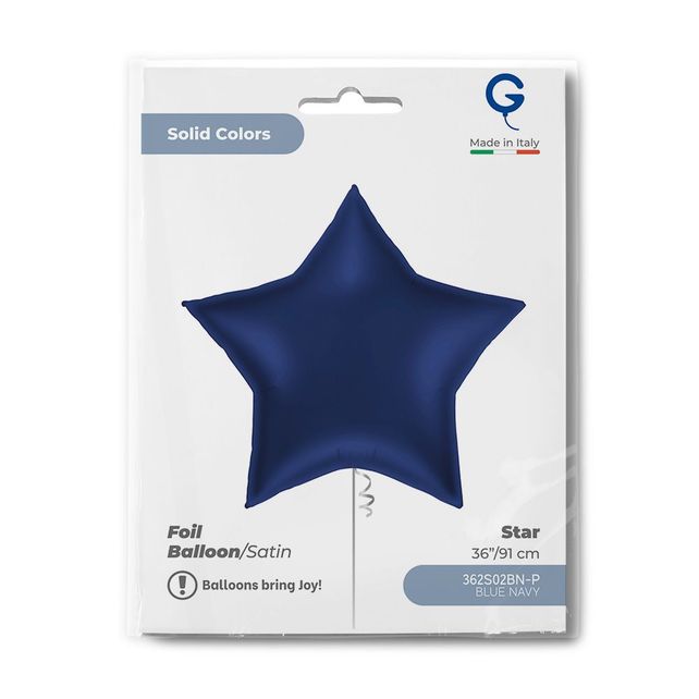 Grabo Star Satin Blue Navy 36"/91cm