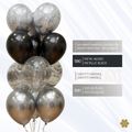 Sempertex Graffiti Black - Crystal Clear (390) 12"/30см, 25шт thumb