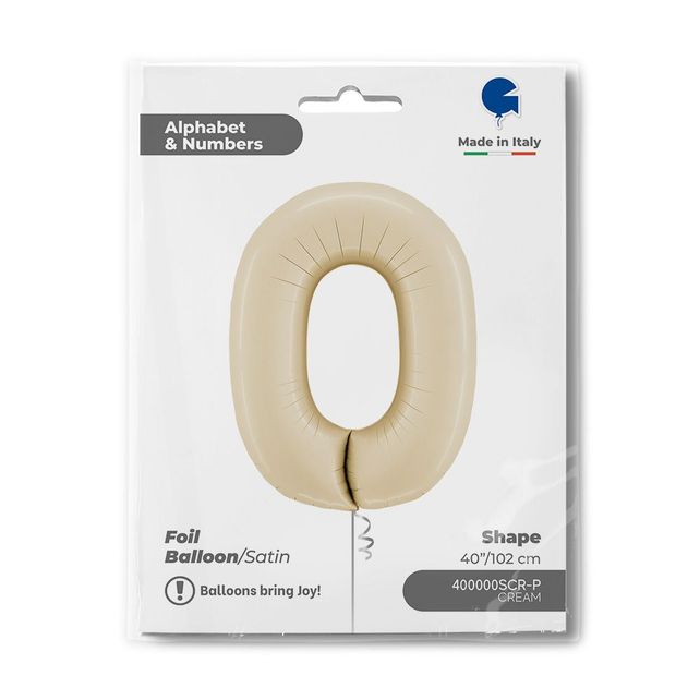 Grabo Number 0 Satin Cream 40"/102cm