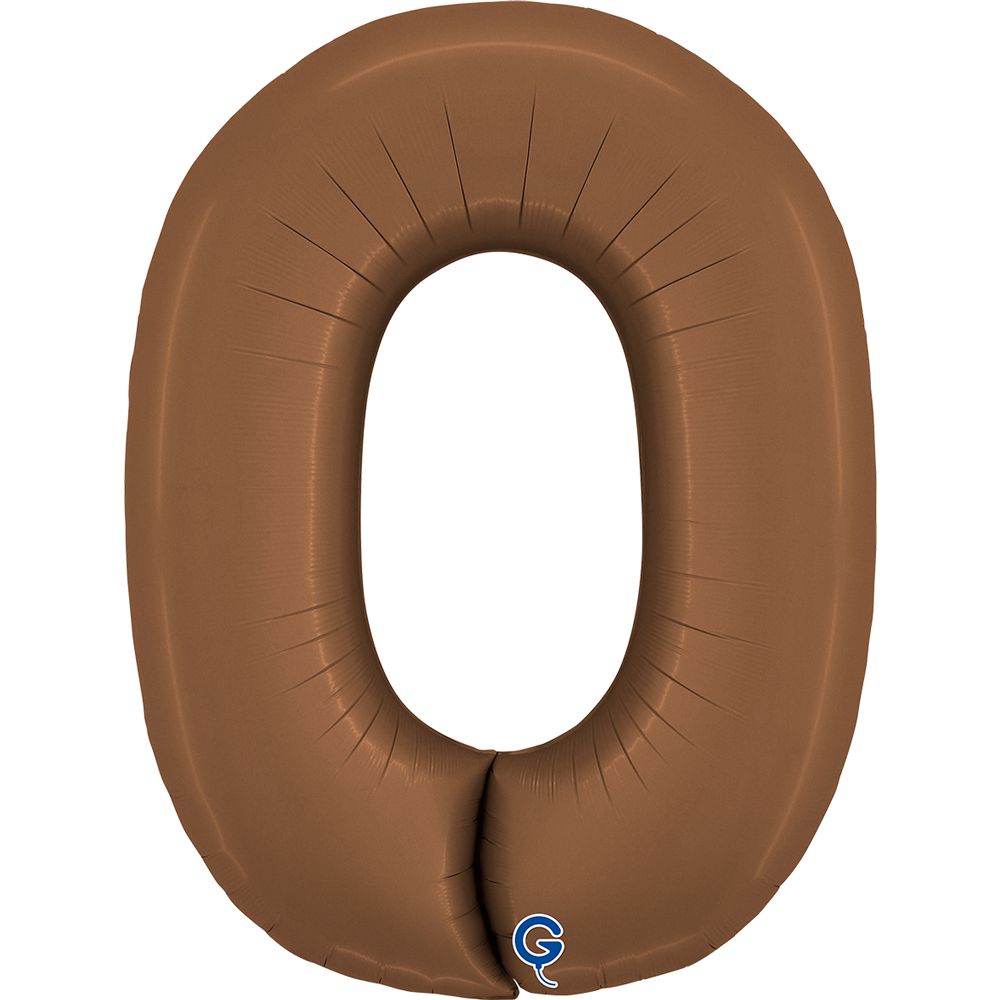 Grabo Number Satin Chocolate 40"/102cm Number 0 image