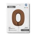 Grabo Number Satin Chocolate 40"/102cm Number 0 thumb