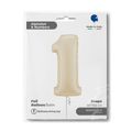 Grabo Цифра 1 Сатиновый Кремовый 40"/102см thumb