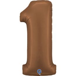 Grabo Number Satin Chocolate 40"/102cm Number 1 image