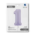 Grabo Цифра 1 Сатиновый Сиреневый 40"/102см thumb