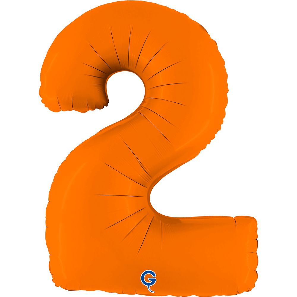 Grabo Number Matte Orange 40"/102cm Number 2 image
