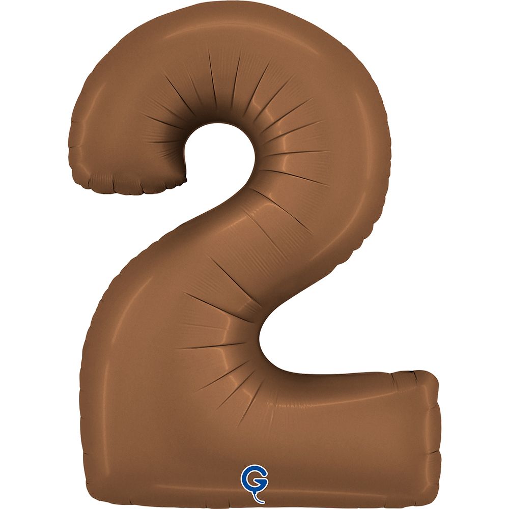 Grabo Number Satin Chocolate 40"/102cm Number 2 image