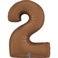 Grabo Number Satin Chocolate 40"/102cm Numurs 2