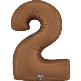 Grabo Number Satin Chocolate 40"/102cm Numurs 2 image