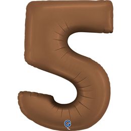 Grabo Number Satin Chocolate 40"/102cm Numurs 5 image
